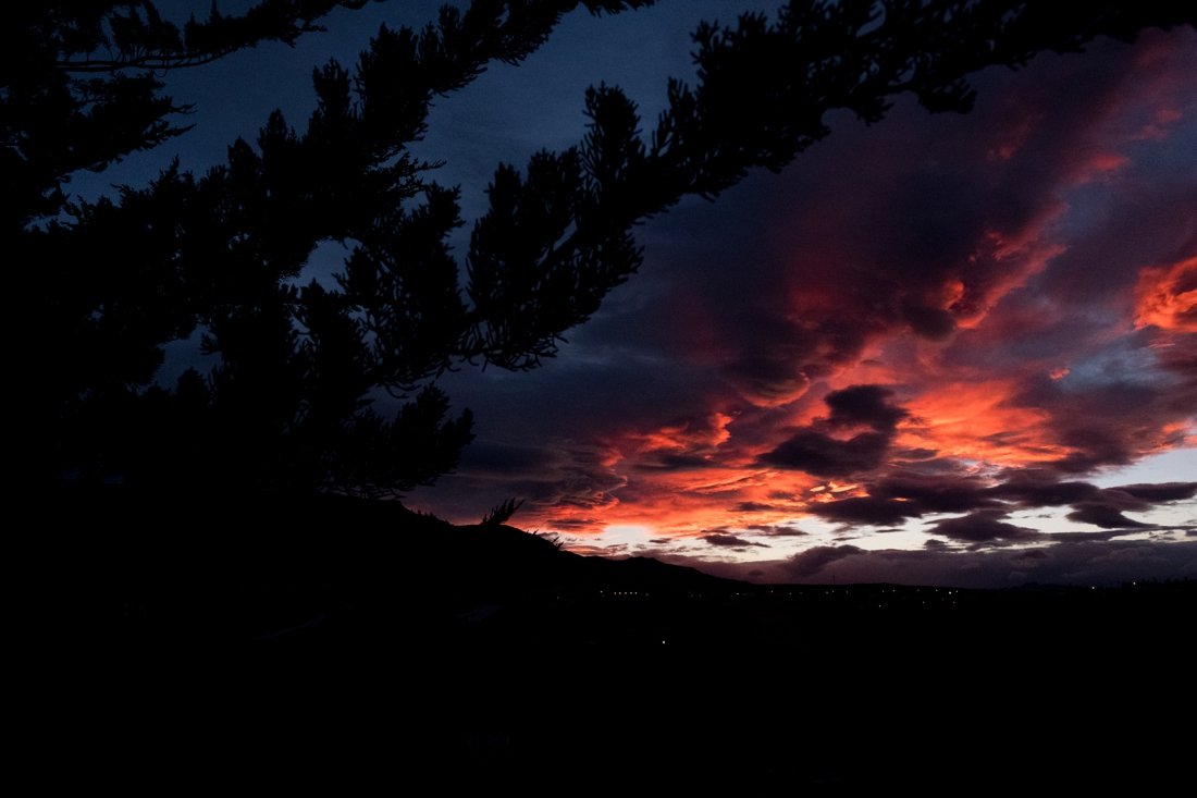 zonsondergang-reisfoto-argentinie-el-calafate